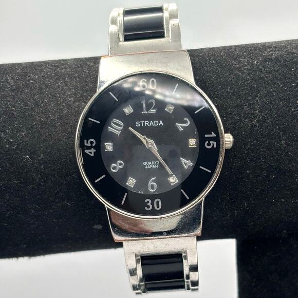 Silver Strada Cuff Watch - Picture 2 of 4